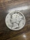 1938 Mercury Dime - Actual Silver Coin Shown Fine Shape Same Day Shipping Free