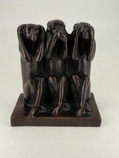 Vintage Three Wise Monkeys Speak No See No He...
