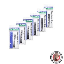 New YONEX Wet Super Grip 6-Piece Set White AC103-011-6SET
