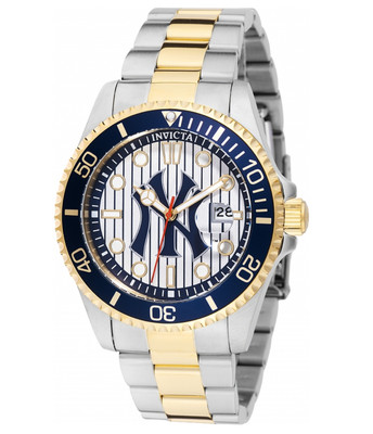 Invicta MLB New York NY Yankees Men's 43mm Two-Tone Stainless Quartz Watch 49857