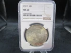 1922 US Peace Silver Dollar NGC MS 64