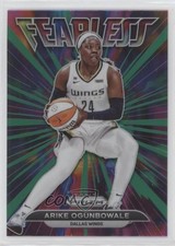 2022 Panini Prizm WNBA Fearless Green Prizm Arike Ogunbowale #14 0q5k