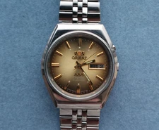 Automatic Watch ORIENT DAY-DATE LH L469712 m.46943 21 jew. SERVICED JAPAN 1980's