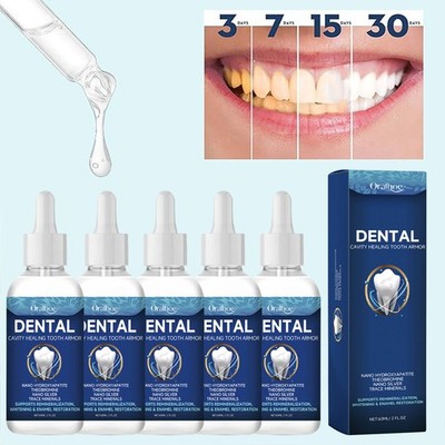 5PCS Oralhoe Tooth Care Solution Dental Cavity Healing Tooth Armor Gum Repair