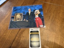 Autographed Michael Eisner JSA COA Disney 8x10 Photo CEO Celebrity Signed Auto Autographed Michael Eisner JSA COA Disney 8x10 Photo CEO Celebrity Signed Auto