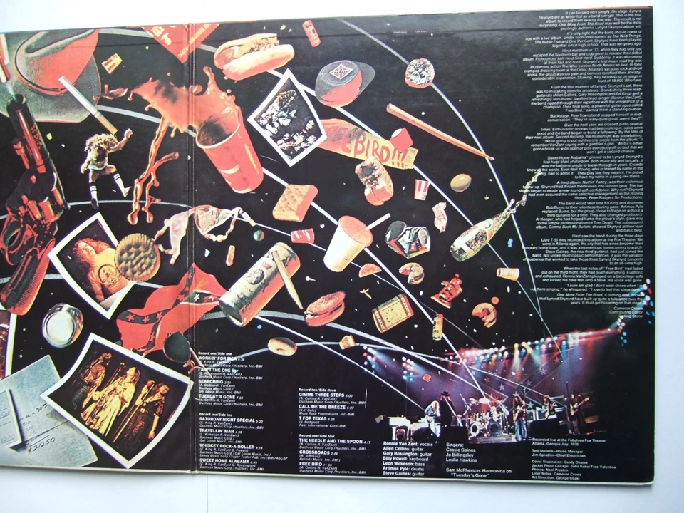 Lynyrd Skynyrd One More From The Road 1976 Japan Original LP VIM-9501～2 Insert - Image 4 of 4