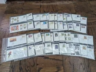 (157 Stamps + 104 Covers) United Kingdom UK 1987-89 First Day Cover Postmark Lot