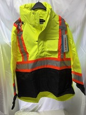 Tingley ICON High Visibility Waterproof Work Jacket - Yellow - XL/TG - New A12