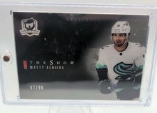 2022-23 Upper Deck the Cup - The Show Rookies Black Rookies Matty Beniers #SB-MB