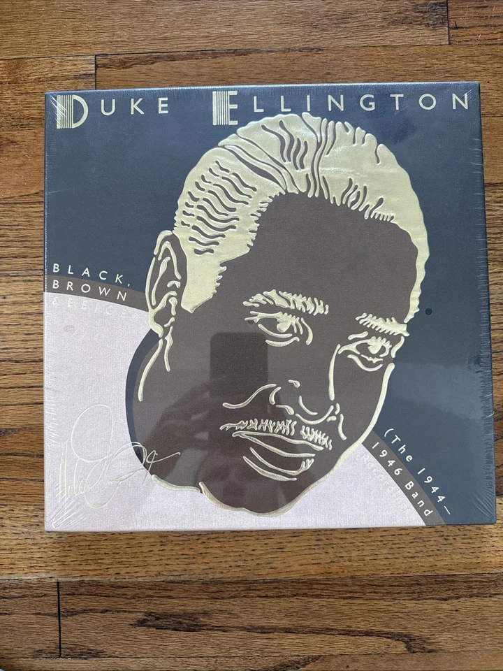 Duke Ellington Black Brown & Beige Box Set 3 Cassette Tapes with Booklet - Image 2 of 4