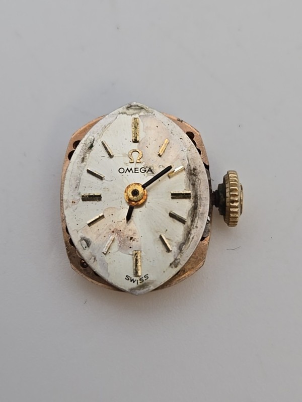 Vintage Omega 12mm Dial & Movement Ca 484