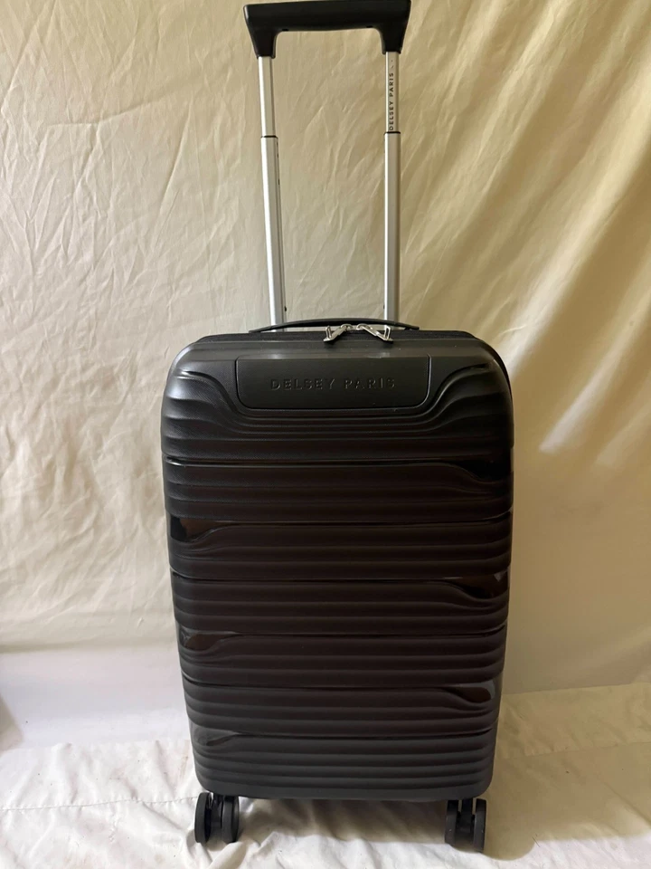 DELSEY NEW Dune 21" Expandable Spinner Luggage Hard Carry On Black Lightweight - Image 2 of 4