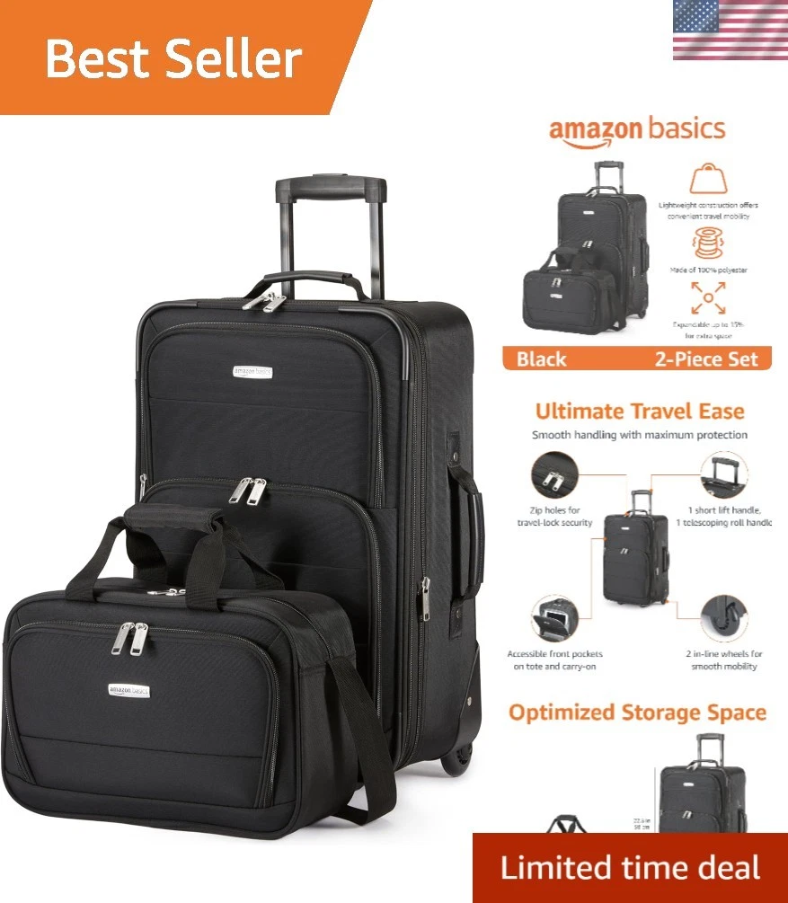 J. AVEC TOI PAVEL　２個セット 2-Piece Travel Luggage Set, Expandable Hardside Carry-On with