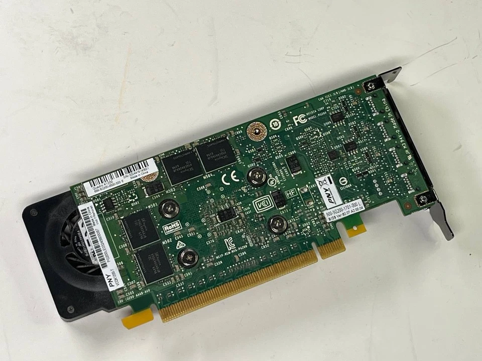 NVIDIA Quadro K1200 Low Profile PCIe 4 port Mini DP GPU w/Low Profile Bracket - Image 3 of 4