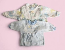 Vintage Baby Sleeper Lot 2  90s Waffle Knit  Noah  s Ark  Now I Lay Me Down