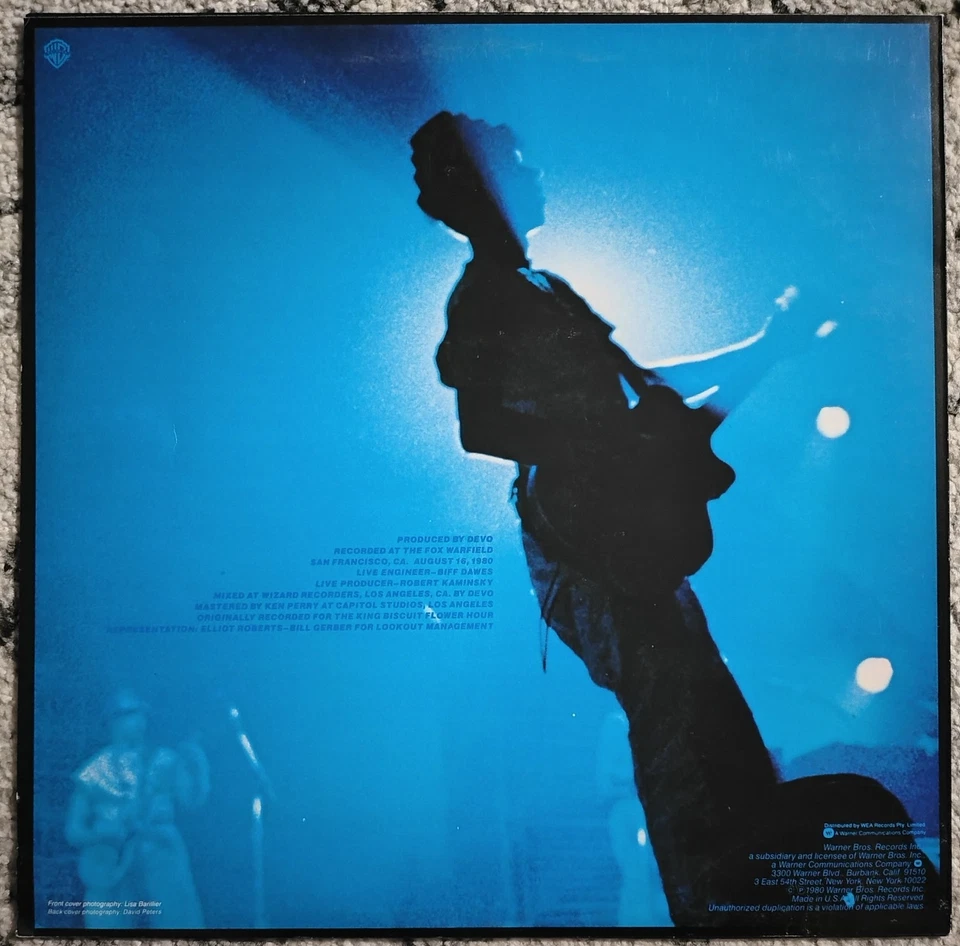 Devo- Dev-O Live VINILO 12" EP, 33 RPM (1981) AU Prensado Original Foto 2 de 4