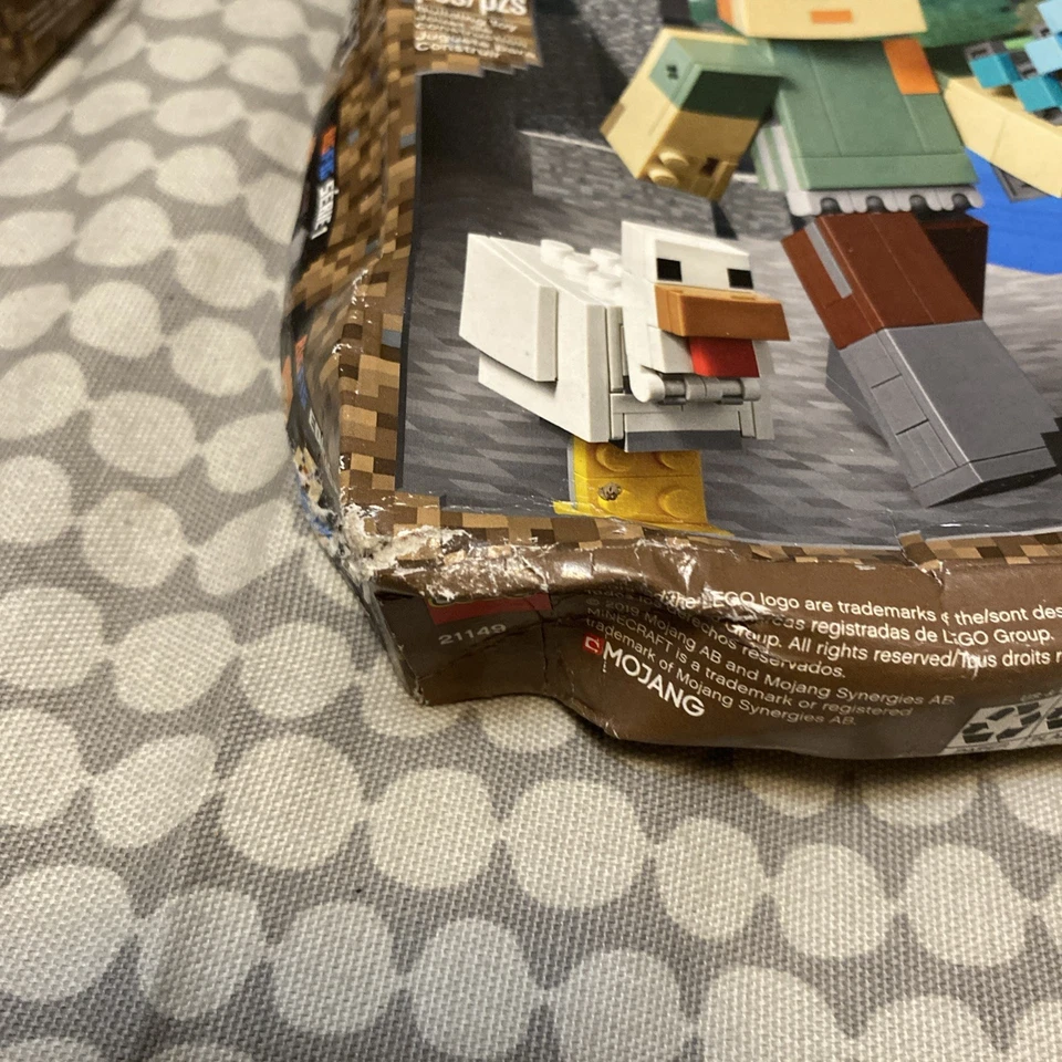 LEGO Minecraft Alex Big Fig w/ Chicken 21149 - Series 1  NEW SEMI SEALED Rare - Image 2 of 4