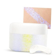 Holographic Body Glitter Gel for Body Face Hair Lip 03 Lavender Body Glitter