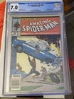 Amazing Spider-Man #306 1988 Marvel Comics Newsstand Ed CGC 7.0. Superman Homage