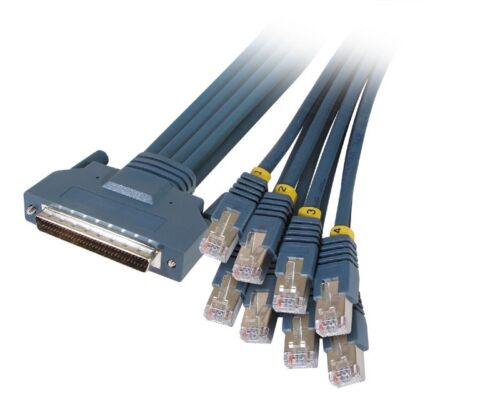Cisco Octal Cable 2509 2511 2600 NM-16A CAB-OCTAL-ASYNC NEW - Afbeelding 1 van 1