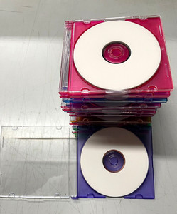 31  White Printable Blank DVDR Disc Media 4.7GB with Jewel Cases
