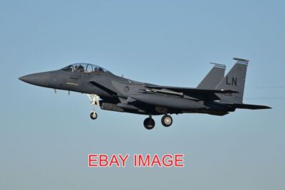 PHOTO  AEROPLANE MCDONNELL DOUGLAS F-15E-61-MC STRIKE EAGLE 97-218 / LN (97-0218