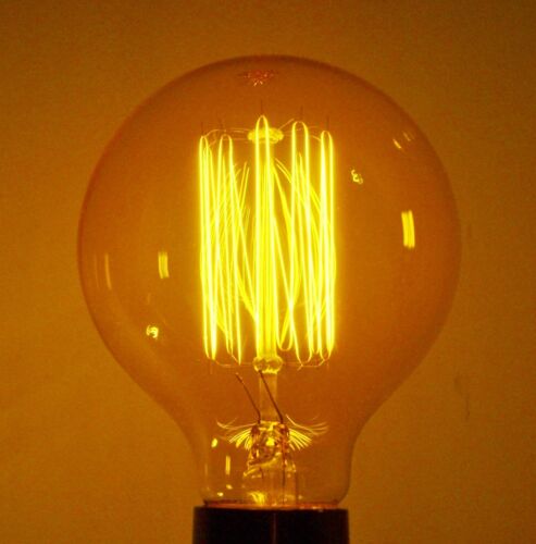 Light Bulbs - Antique Replica - G25 Globe Squirrel Cage - Color Variety - Picture 4 of 13
