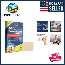 Smoking Aid Stop Smoking Patches Step 1 Step 2 Step 3 Nicotine 25 Patches - USA