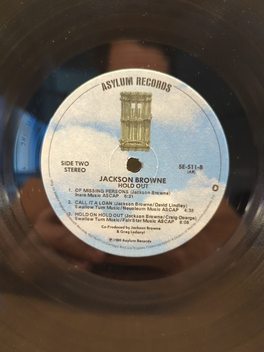Jackson Browne | Hold Out | Vinyl LP 1980 Asylum Records 5E-511