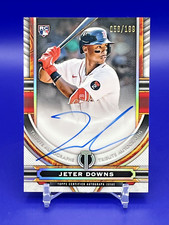 JETER DOWNS ROOKIE AUTO 56/199 2023 Topps Tribute - RED SOX/ NATIONALS