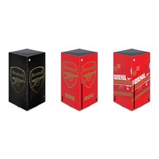 OFFICIAL ARSENAL FC LOGOS VINYL STICKER SKIN DECAL COVER FOR XBOX SERIES X