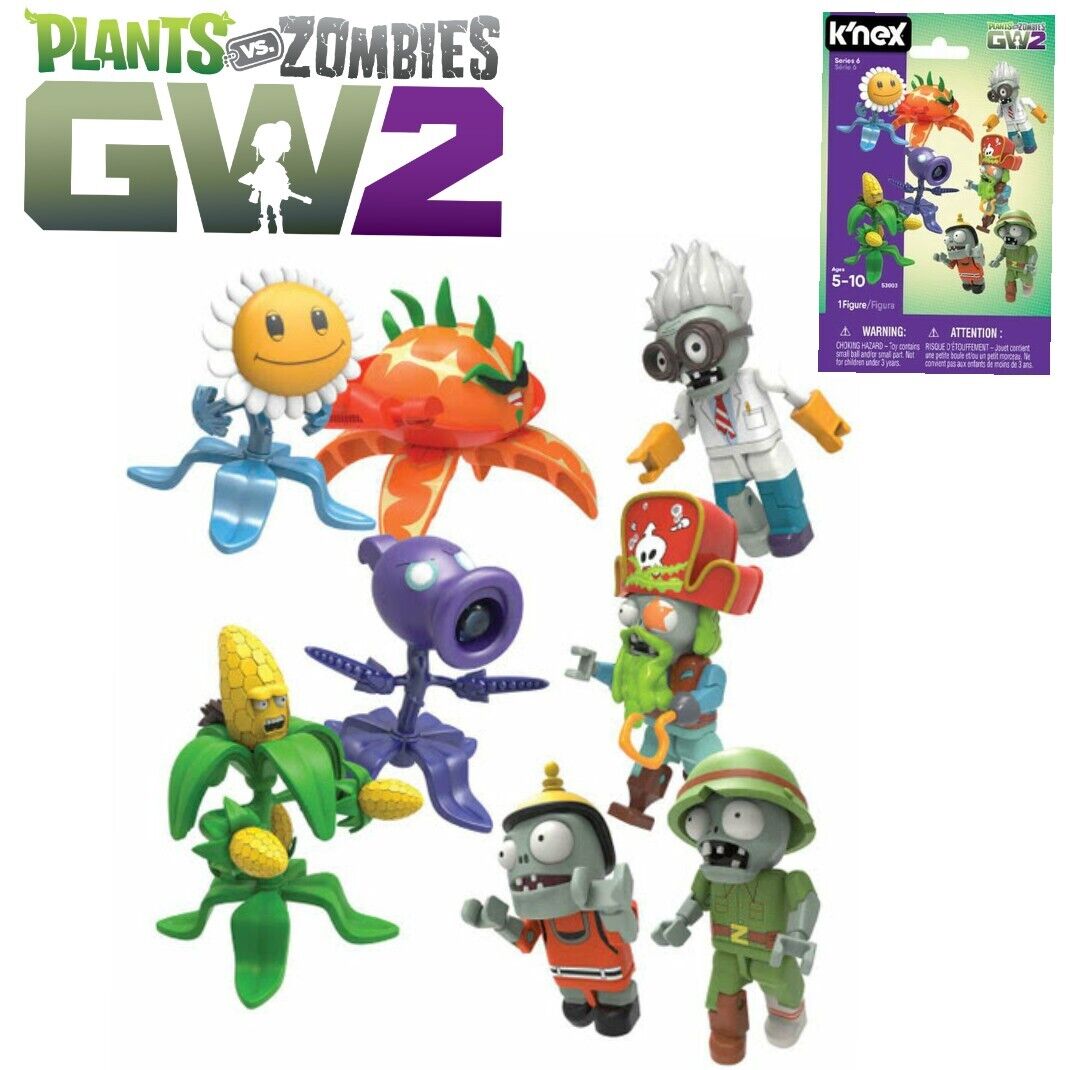 Knex Plants vs. Zombies Garden Warfare 2 Series 6 Zombies Mini Figure  Scientists