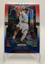 2019-20 Panini Prizm Red White Blue Prizm #87 Torrey Craig Denver Nuggets