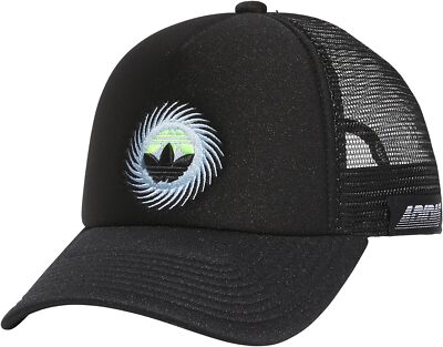 adidas Originals Boys' Youth Trefoil Spin Trucker, Black/Clear Sky... 