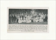 Hochzeitsgesellschaft Graf Carl Wilhelm von Schlieffen Leutnant Faksimile SP 202