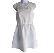 Love Culture Ivory White Sleeveless A-Line Dress Size Large