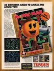 1990 Ms. Pac-Man Nintendo NES Vintage Print Ad/Poster Retro Video Game Art 90s