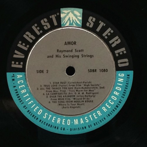 Raymond Scott-Amor-Everest 1080-STEREO CHEESECAKE LOUNGE - Picture 4 of 4