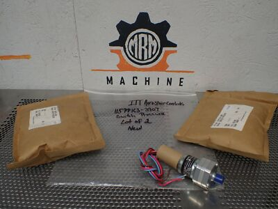 #ad ITT Aerospace Controls 115PP1C3 3907 Pressure Switch 5A 125 250VAC Lot of 2 $109.99