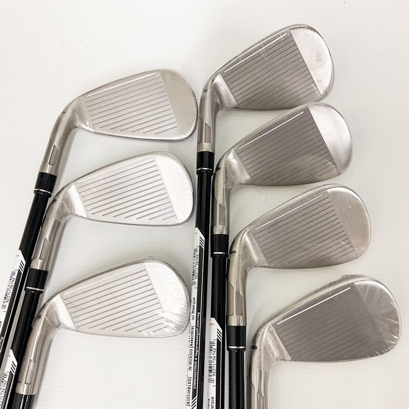 TAYLORMADE STEALTH IRONS 7 PC SET #5-PW,AW VENTUS RED