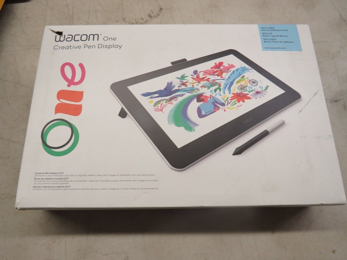 Wacom One Digital Drawing Tablet Creative Pen Display with