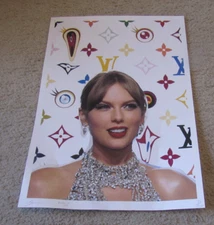 2023 Pop Art Graphic Print Signed, Death NYC, "Taylor Swift" #5; 12 1/2" x 18"