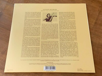 Dvorak Violin Concerto JOHANNA MARTZY DGG Clearaudio 180g LPM