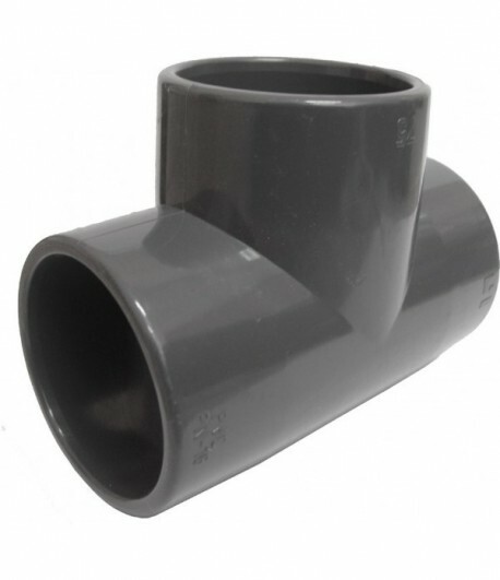 CAJA DE TES 90º PVC ENCOLAR PN16 HIDROTEN