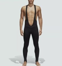 Adidas Men ADISTAR Belgements Winter Padded Cycling Bib Tights Black BS4715