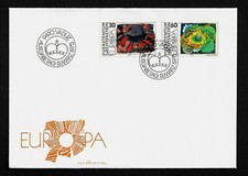 1975 First Day Postal Cover Europa Liechtenstein Paintings Vaduz Sc 564-5 Stamps