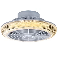 RGB LED Smart Ceiling Fan with Light Alexa Google Assistant Siri & APP Control