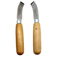 C.S. Osborne Left & Right  Curved Lip Knife #81 for Shoe Repair