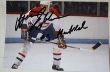 Brian Engblom Montreal Canadiens Autographed Signed Color Snap Shot Photo 4X6 -