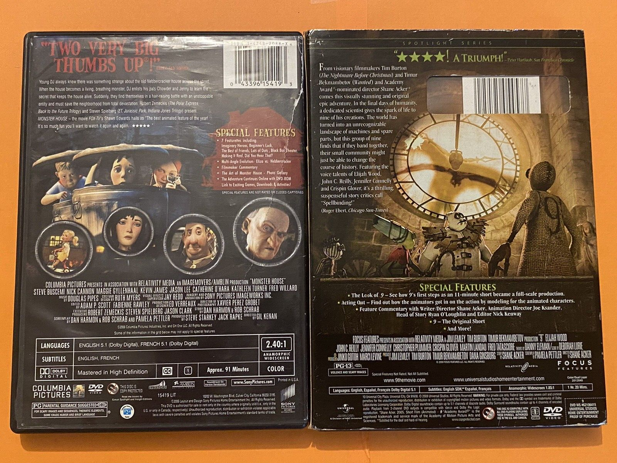 Two DVD Bundle (Monster House / 9) | eBay
